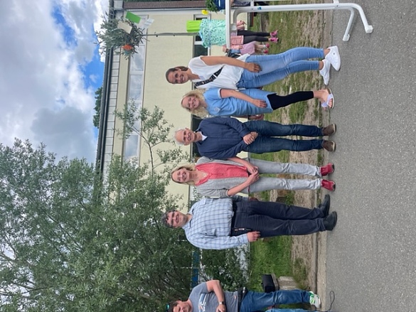 Schulleitung und Schulvereinsmitglieder